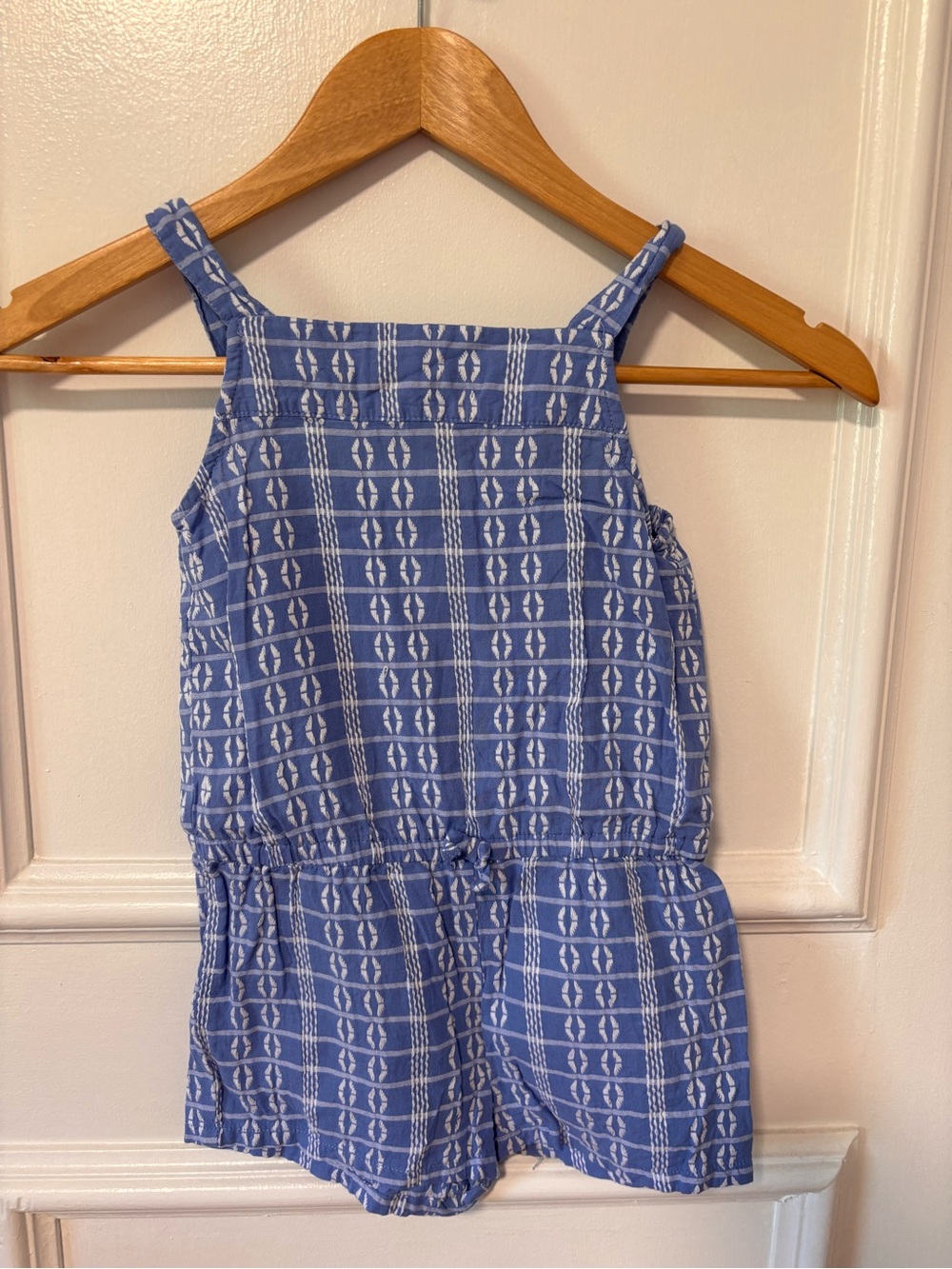 Carter's Blue Patterned Girls' One-Piece Romper